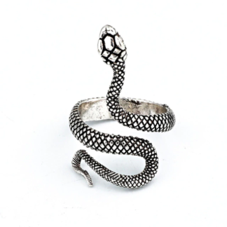 Кольцо Змея Серебро