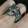 Мужское кольцо Голова Волка - ZIGZAG.com.ua