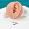 Сережки сталеві Меч Зірка - ZIGZAG.com.ua