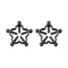 Обманки для сосков с зажимами Цветок Черные 2 штуки - ZIGZAG.com.ua