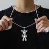 Парные кулоны Мишки Bearbrick - ZIGZAG.com.ua
