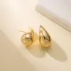 Серьги гвоздики Капля Золото - ZIGZAG.com.ua
