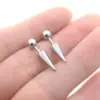Сережки закрутки Шарик та Конус під Срібло - ZIGZAG.com.ua