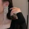 Вечерние серьги Россыпь Камней Серебро - ZIGZAG.com.ua
