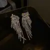Вечерние серьги Россыпь Камней Серебро - ZIGZAG.com.ua