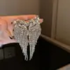 Вечерние серьги Россыпь Камней Серебро - ZIGZAG.com.ua