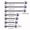 Штанга для пирсинга из титана 1.6 мм - ZIGZAG.com.ua