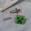 Значок пин металлический Меч Майнкрафт - ZIGZAG.com.ua