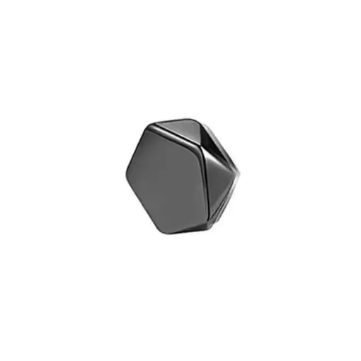 Магнитная серьга Пентагон Черная 1 шт. - ZIGZAG.com.ua