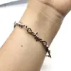 Браслет Колючий дріт під Срібло - ZIGZAG.com.ua