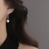 Серьги корейские Цепочка круговая Сердца - ZIGZAG.com.ua