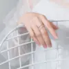 Кільце Оливкова гілка зі стразами під Срібло - ZIGZAG.com.ua