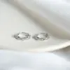 Серебряное покрытие Серьги кольца Крученые - ZIGZAG.com.ua