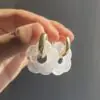 Серьги конструктор Квітка прозора - ZIGZAG.com.ua