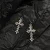 Сережки Хрести Ажурні - ZIGZAG.com.ua