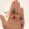 Сережки Кроваве серце - ZIGZAG.com.ua