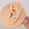 Серьги мужские Два конуса Серебро - ZIGZAG.com.ua