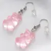 Серьги подвески Мармеладные мишки Розовые - ZIGZAG.com.ua