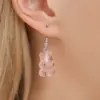 Серьги подвески Мармеладные мишки Розовые - ZIGZAG.com.ua