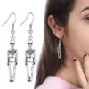 Серьги подвески Скелеты Серебро - ZIGZAG.com.ua