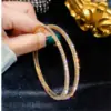 Вечірні сережки кільця зі стразами під Золото - ZIGZAG.com.ua