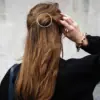 Заколка затискач для волосся Коло під Срібло - ZIGZAG.com.ua