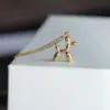 Женский кулон с цепочкой Надувная собака Золото - ZIGZAG.com.ua