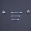 Штанга для пирсинга прозрачная акриловая 1.2 х 3 - ZIGZAG.com.ua