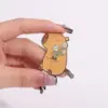 Значок пін металевий Капіблум