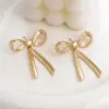 Сережки у формі банта Золоті