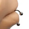 Сережка з титану для пірсингу губи U-подібна Lippy loop