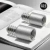 Удлинитель для пирсинга из титана G23 с внешней резьбой - ZIGZAG.com.ua