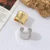 Кафф широкий гладкий, золотистий
