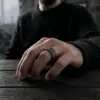 Кільце чоловіче Рельєфна фактура