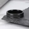 Кільце чоловіче Римські цифри Чорне